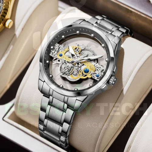 **Relógio Esqueleto LIGE: Estilo e Sofisticação que Cabem no Bolso 💎⌚**