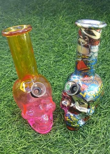 Bong de vidrio skull