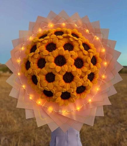 Ramo buchon de girasoles