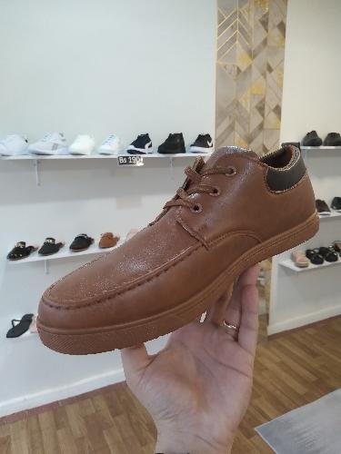 (BB) Zapato casual de cuero café claro con trenzas y costura superior decorativa