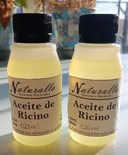 .Aceite de ricino virgen prensado en frío x 100 ML