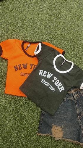 BABY TEE NEW YORK ON