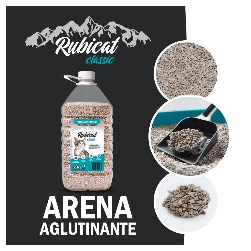 Arena aglutinante Rubicat classic bidón 5,3kg
