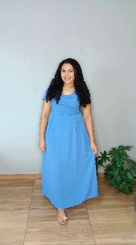 Vestido Himary Azul ( Veste 38 ao 42 )