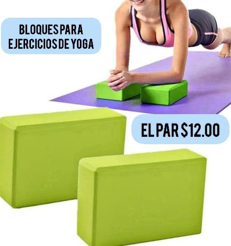 Bloques para ejercicios de yoga