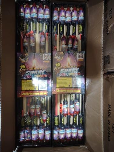 Cohetes Rocket multicolor.