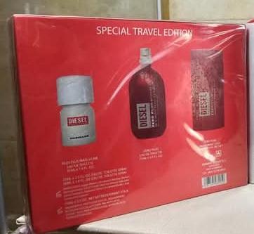 Diésel zero plus red Gitf set para Hombres