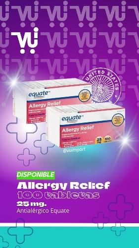 Allergy Relief Tablets, 25 mg