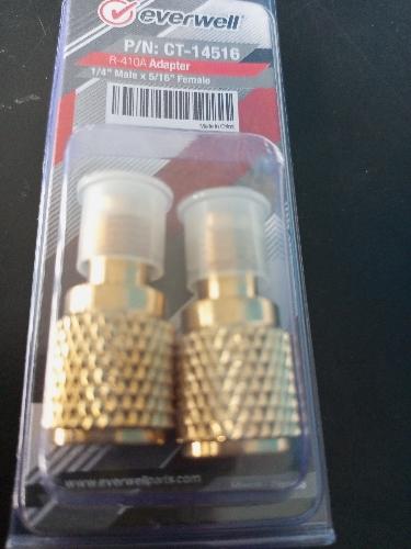 ADAPTADOR DE MANOMETRO PARA R410 RECTO EVERWELL