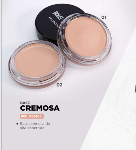 Base cremosa cobertura alta