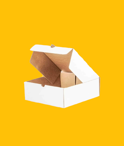 Caja de cartón blanco 8X20cm