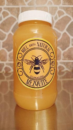 Miel de abeja orgánica de mezquite
