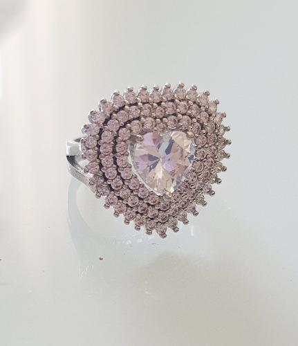 Anel Coração Glamour