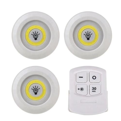 Set de luces LED regulable con control 