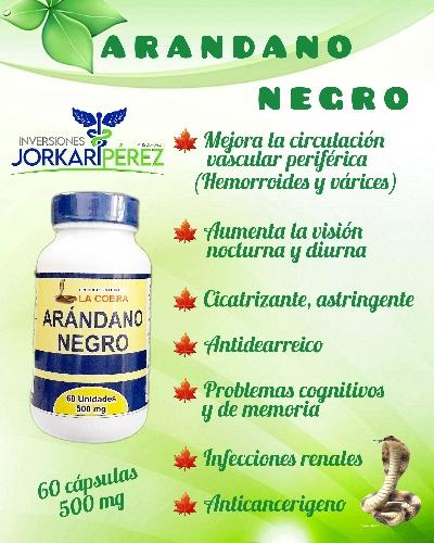 ARÁNDANO NEGRO 60 cápsulas