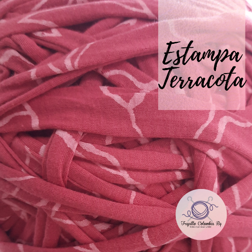 Estampado terracota