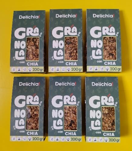 Granola con Chia 200g x 6 Unidades 