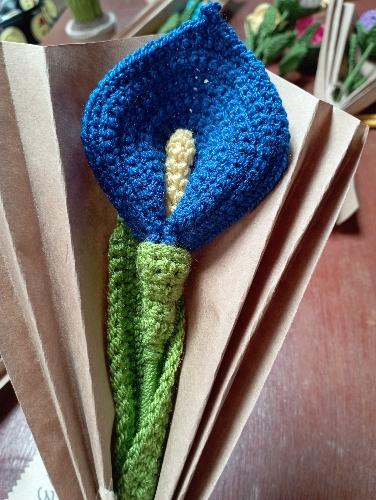 Cala azul eterna (crochet)