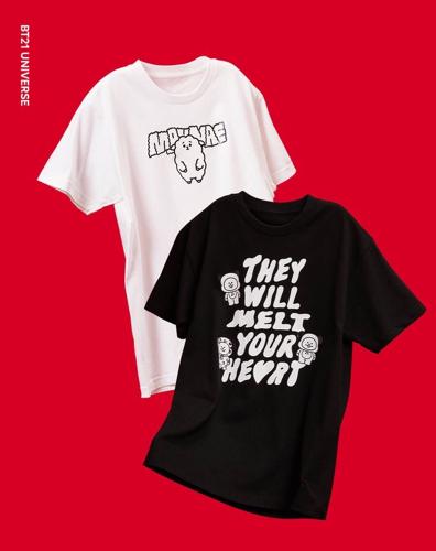 Camisetas en algodón de colores 