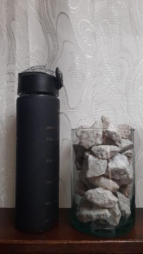 Botilo motivacional negro 1l. 