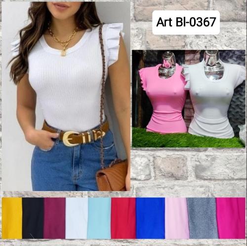 Blusas Acanaladas para Damas.