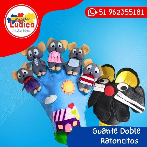 GUANTE DOBLE RATONCITOS TWIST