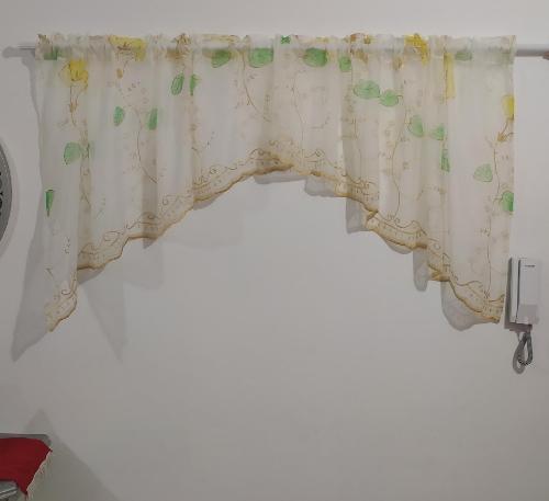 Cenefa visillo brocado 258x70