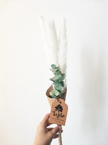 Arreglo pampas blancas 