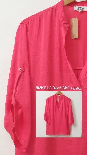 7903 Blusa roja MAMY BLUE  talle 2