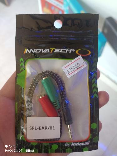 adaptador splitter jack 3.5 