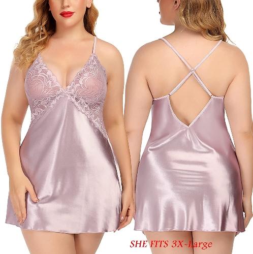 Babydoll satén + colaless