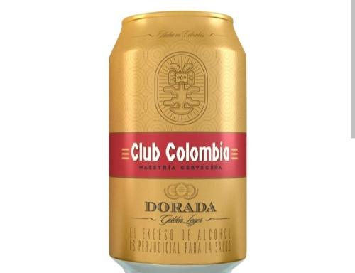 Cerveza club colombia dorada lata