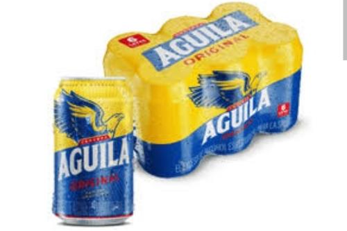 Cerveza águila lata