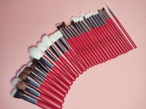 30 PIEZAS SET DE BROCHAS ROJO