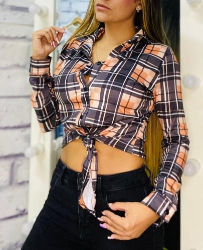 BLUSA A CUADROS