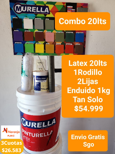Combo 20lts oferta