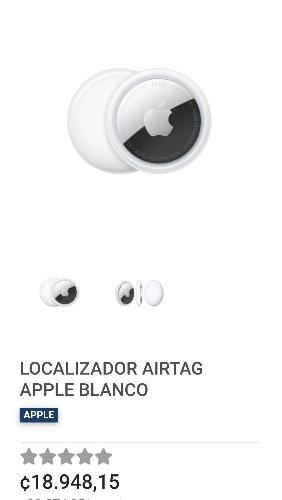 LOCALIZADOR AIRTAG APPLE BLANCO

