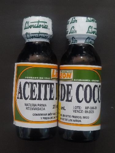 Aceite de coco 25ml león