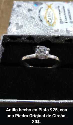 Anillo de Compromiso Plata Alemana 