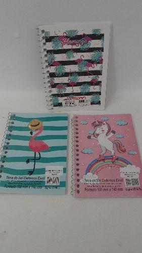 Caderneta simples 1/8 48 folhas