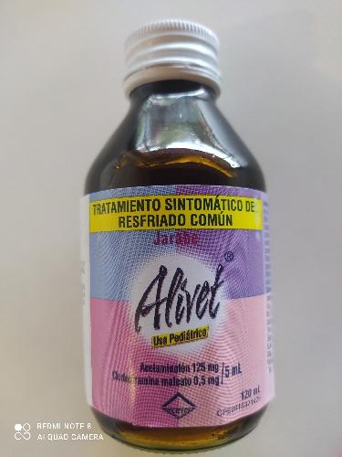 6,5ALIVET JBE PED 125 MG - 0,5 MG X 120 ML
