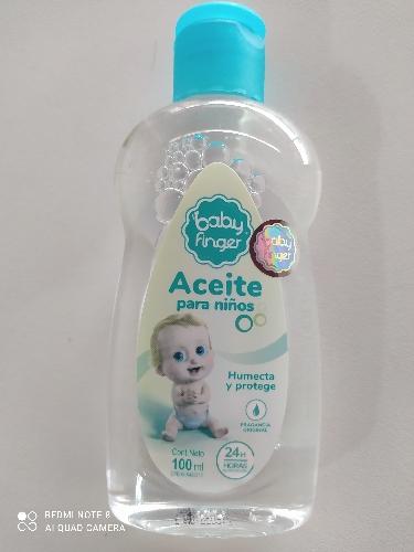 Aceite de Niños baby finger