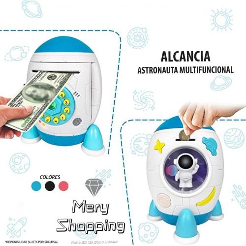 Alcancia Astronauta Multifuncional 