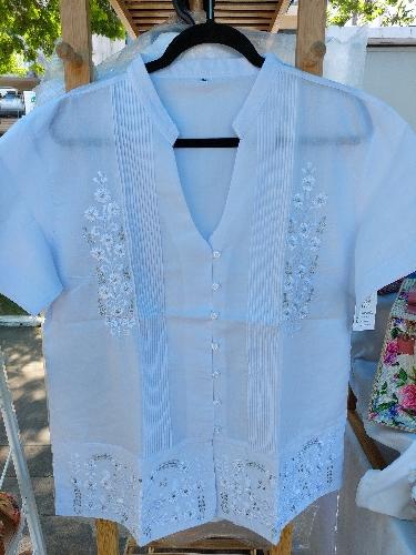 Guayabera Dama Blanca