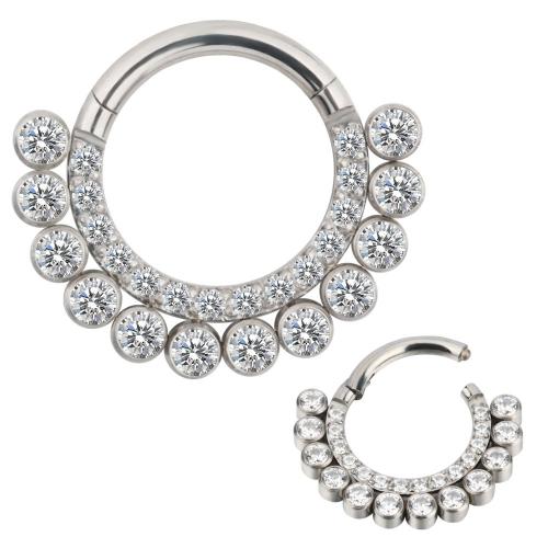 Aro Clicker 2line zircon side 16f 8mm f136