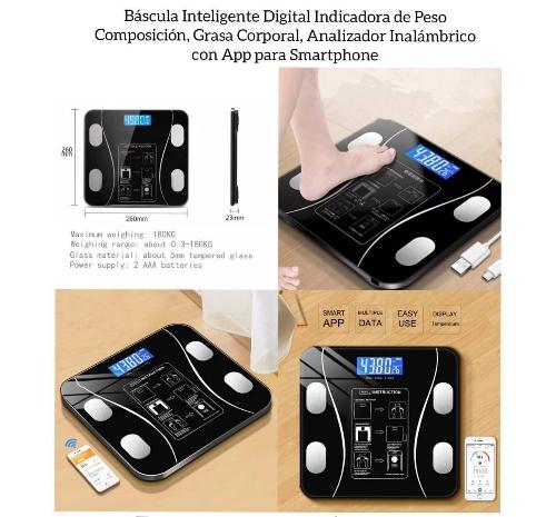 Báscula digital con conexión a Smartphone