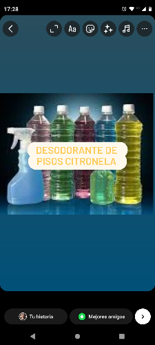 Desodorante para pisos citronela 