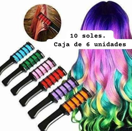  Caja de Tiza para pintar el  cabello 