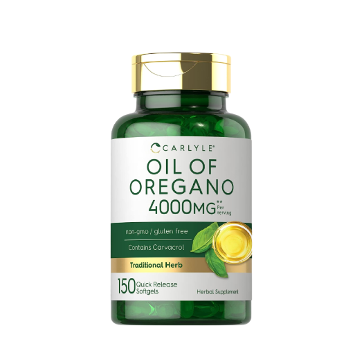 Aceite de Orégano Carylife 4000mg (150 Capsulas 75 servicios)