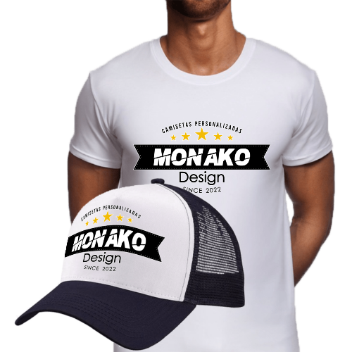 Combo camiseta + gorra en malla